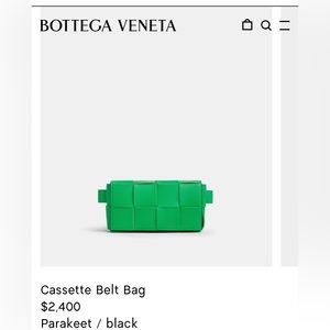 Bottega crossbody bag comes with box and dust bag “dark green”